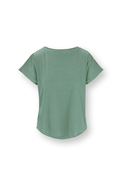 Tatum Top à Manches Courtes Little Sumo Stripe Vert