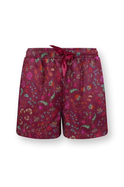 Bowie Short Trousers Flora Bangalore Dark Pink