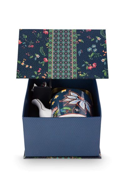 Coffret Cadeau Théière Oriental Berry Blues Bleu