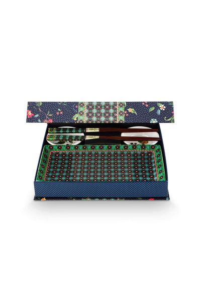 Coffret Cadeau Rond Oriental Berry Blues Bleu