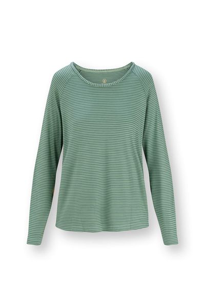 Tina Top à Manches Longues Little Sumo Stripe Vert