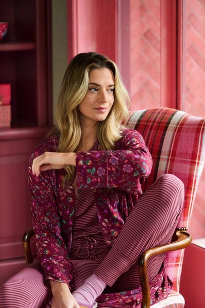 Bobien Pantalon Little Sumo Stripe Rose