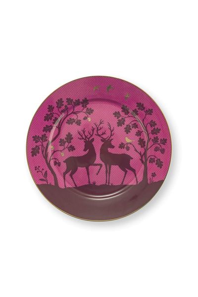 Cake Plate Pip's Deerest Darling Pink 17cm