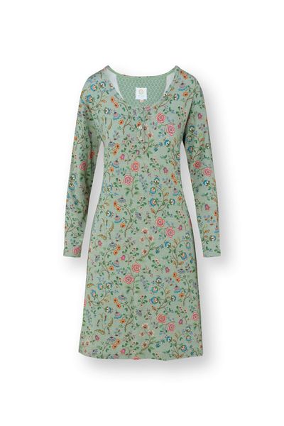 Desiree Chemise de Nuit à Manches Longues Flora Bangalore Vert