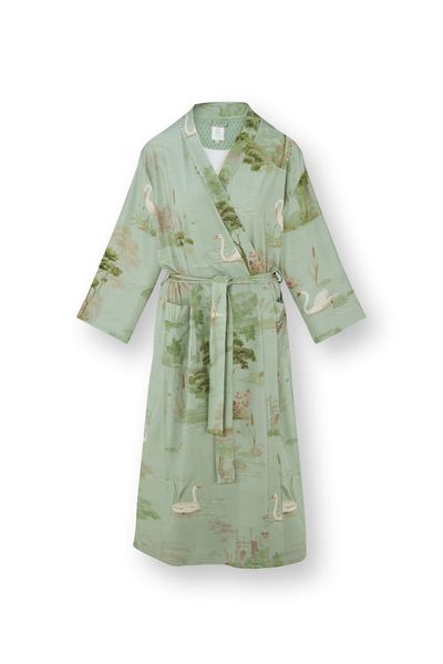 Noa Kimono Darjeeling Days Vert