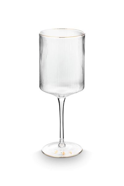 Verre à Vin Côtelé Or
