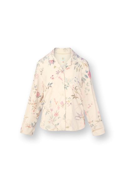 Faye Top Langen Ärmeln Bodhi Flower Weiß
