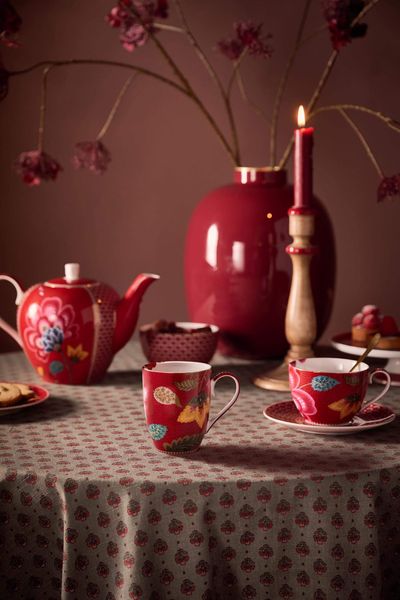 Mok Blooming Tales Fantasy Donkerrood 365ml