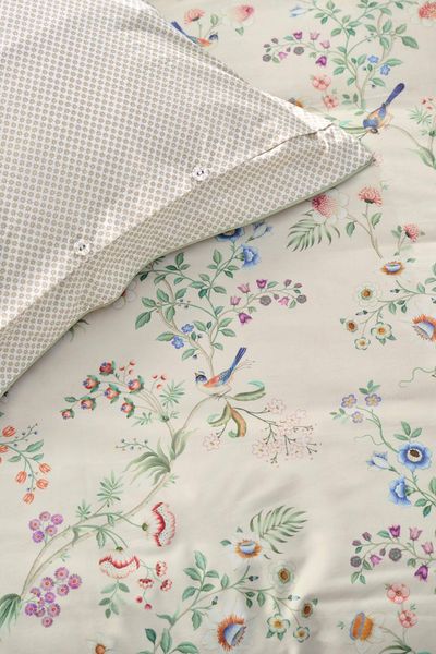 Taie d'oreiller Lotus Lullaby Blanc Cassé