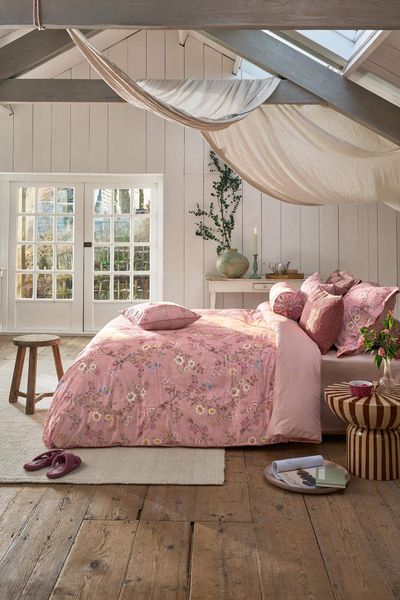 Ensemble Housse de Couette Lotus Lullaby Rose
