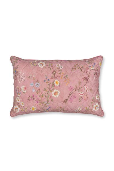 Coussin Quilted Lotus Lullaby Rose