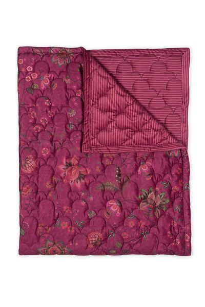 Quilt Velvet Mumbai Morning Dunkelrosa