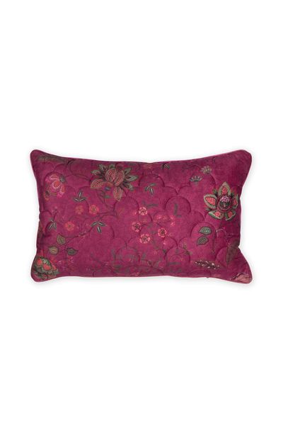 Zierkissen Velvet Mumbai Morning Dunkelrosa