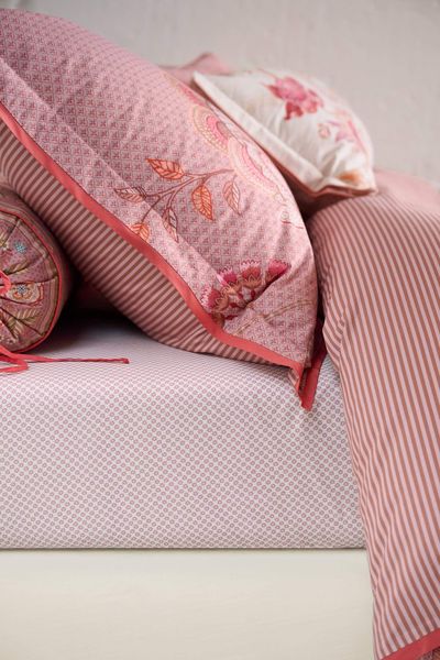 Drap-Housse Twinkle Star Blanc/Rose