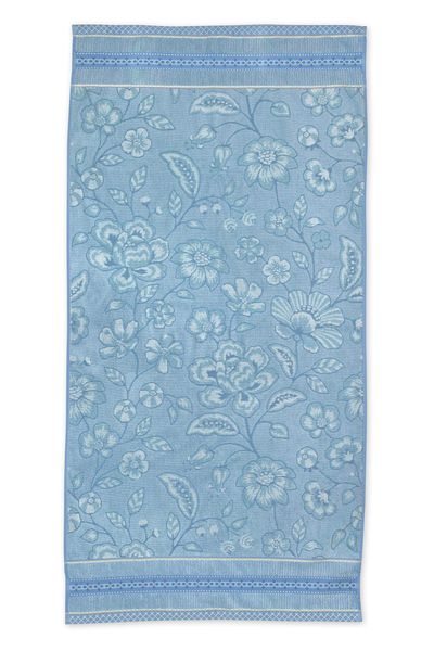 Große Handtuch Jasmin Jacquard Hellblau 70x140cm