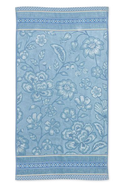 Badetuch Jasmin Jacquard Hellblau 55x100cm