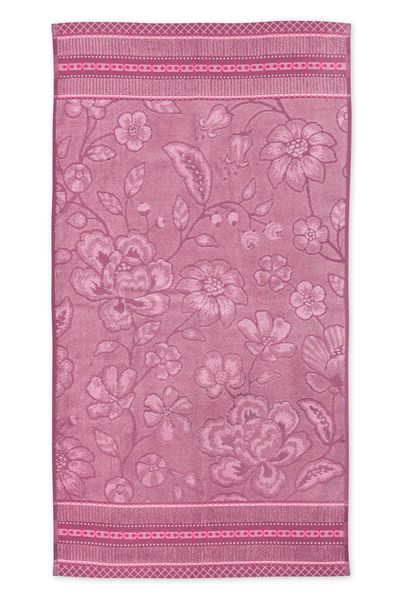 Badetuch Jasmin Jacquard Hellrosa 55x100cm