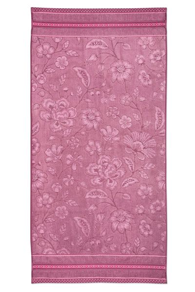 Große Handtuch Jasmin Jacquard Hellrosa 70x140cm