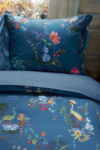 Pillowcase Chinese Porcelain Blue