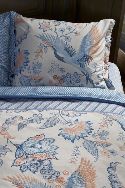 Pillowcase Royal Birds Blue