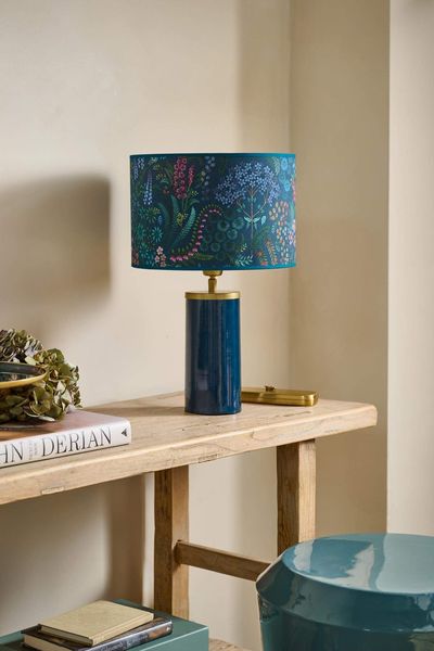 Pied de lampe by PIp Bleu Foncé Petit