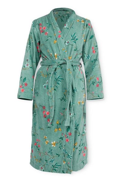 Badjas Les Fleurs Groen M