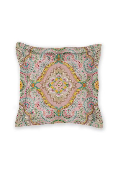 Quadratisches Zierkissen Majorelle Rosa