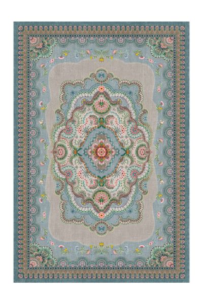 Tapis Majorelle par Pip Pastel Bleu