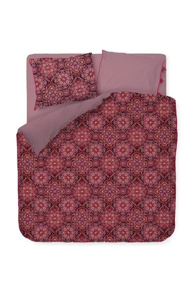 Duvet Cover Il Mosaico Dark Red