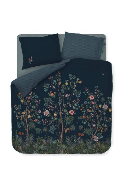 Duvet Cover Set Il Paradiso Dark Blue