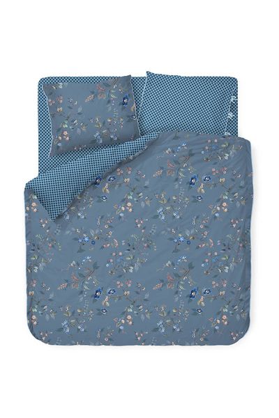 Duvet Cover Kawai Flower Blue