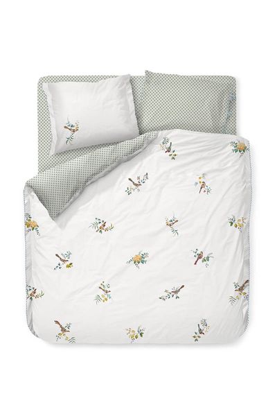 Bettbezug Little Birds Weiss