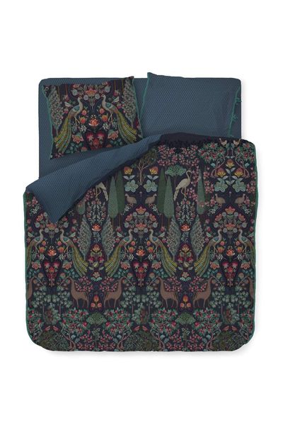 Duvet Cover Pavoni Dark Blue