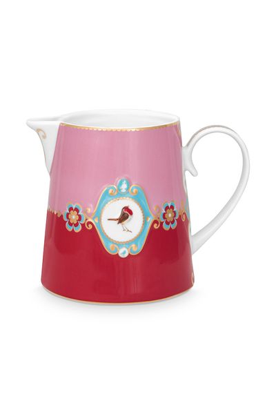 Love Birds Jug Large Red/Pink 