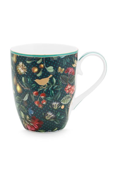 Winter Wonderland Tasse Gross Dunkelblau