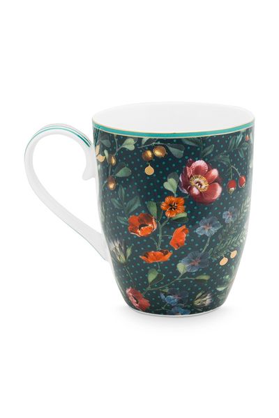 Winter Wonderland Mug Large Dark Blue