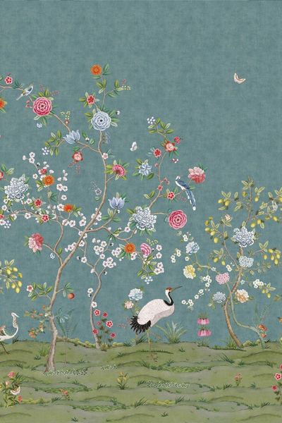 Pip Studio Good Morning Wallpower Dunkelblau