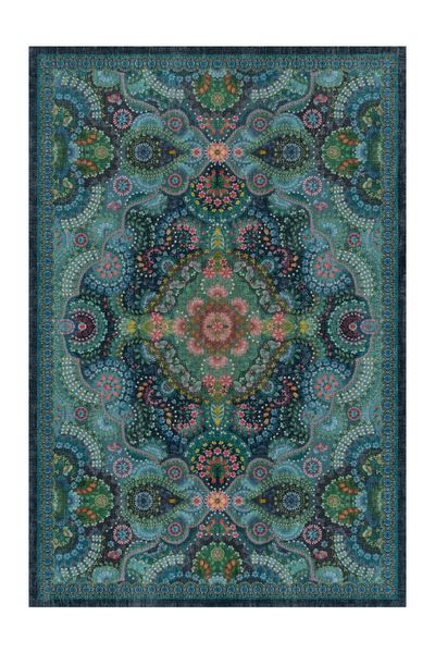 Tapis Moon Delight par Pip Bleu Foncé