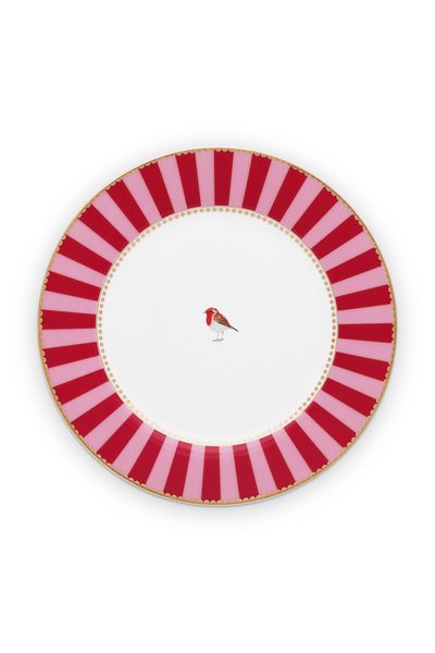 Love Birds Ontbijtbord Rood/Roze 21 cm