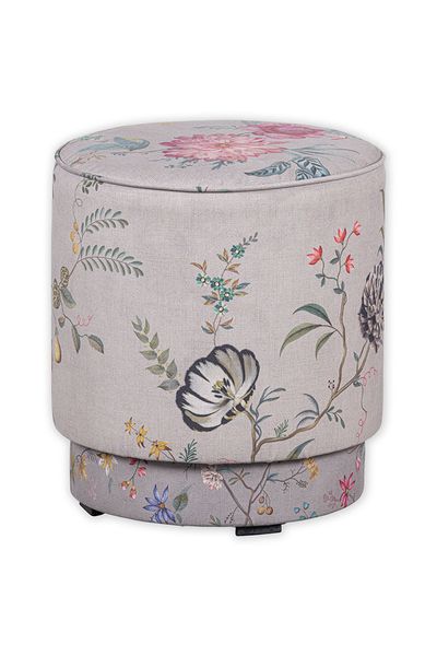 Hocker Medium Fleur Grandeur Khaki