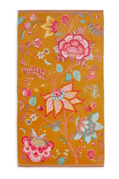 Beach Towel Pip Flowers Yellow