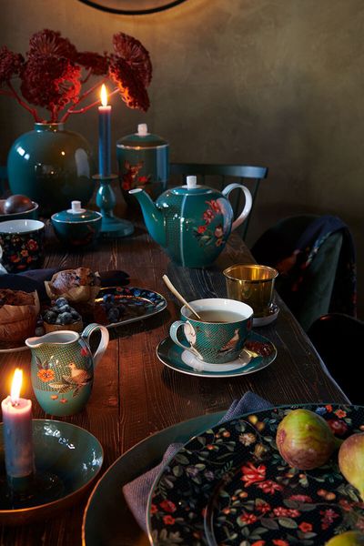 Winter Wonderland Tea Set/4 Green