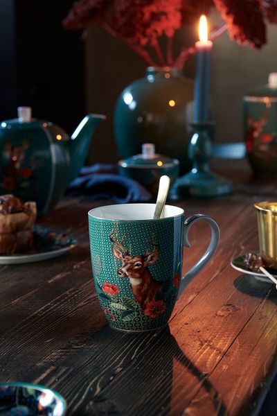 Winter Wonderland Mok Groot Groen