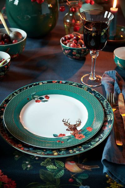 Winter Wonderland Dinner Plate Green 26.5 cm