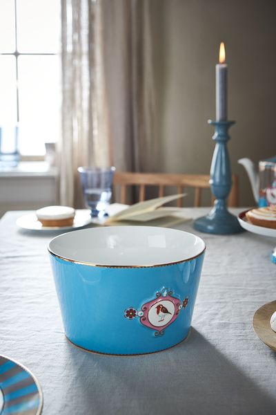 Love Birds Schale Blauw 20 cm