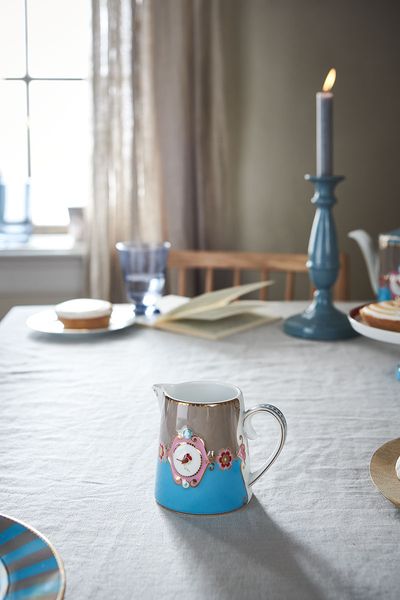Love Birds Kanne Klein Blau/Khaki