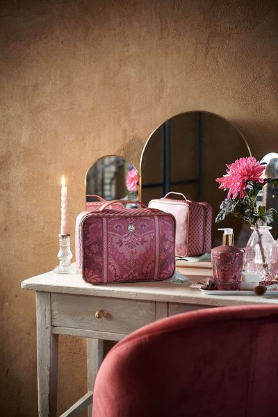 Beauty Case Square Large Kyoto Festival Dark Pink