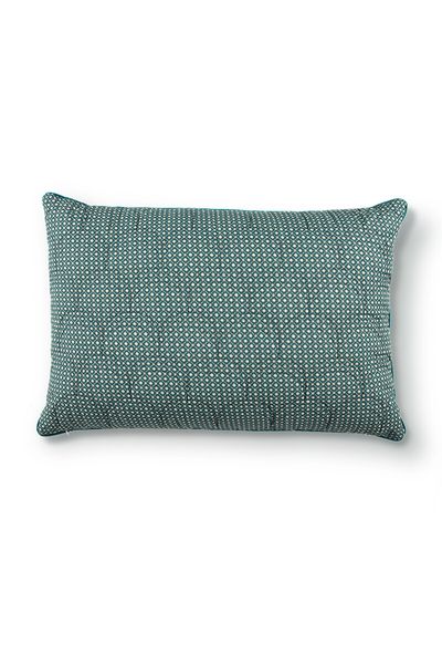 Cushion Rectangle Quilted Pip Garden Dark Blue