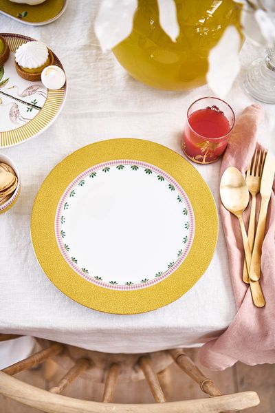 La Majorelle Dinner Plate Yellow 26.5cm