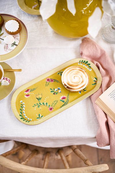 La Majorelle Cake Tray Rectangular Yellow